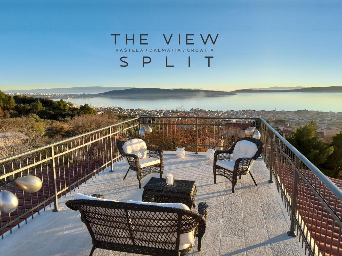 The View Split. Highlight With Roof-Top-Terrace And Pool Apartamento Kaštela Exterior foto